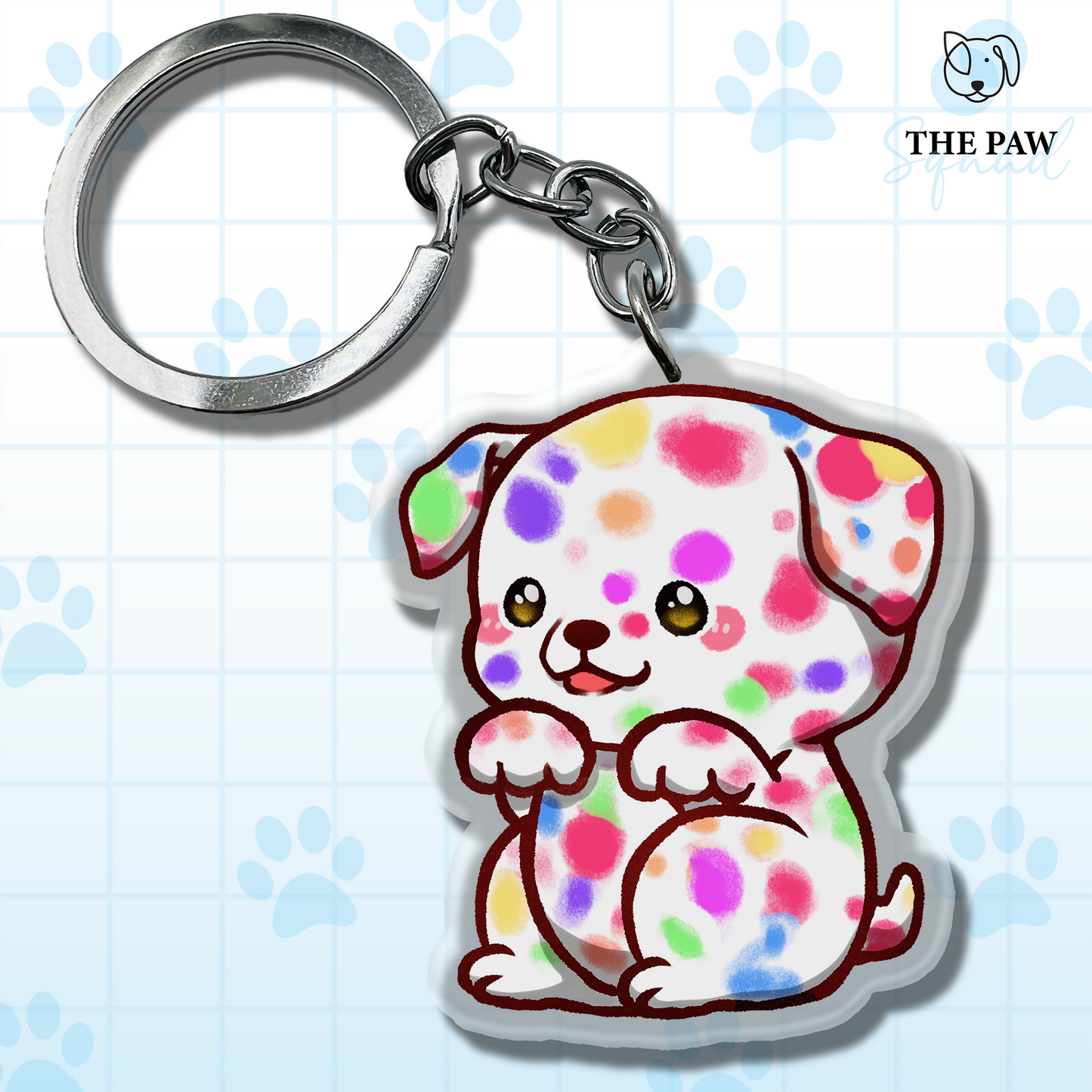 Dalmatian Keychain