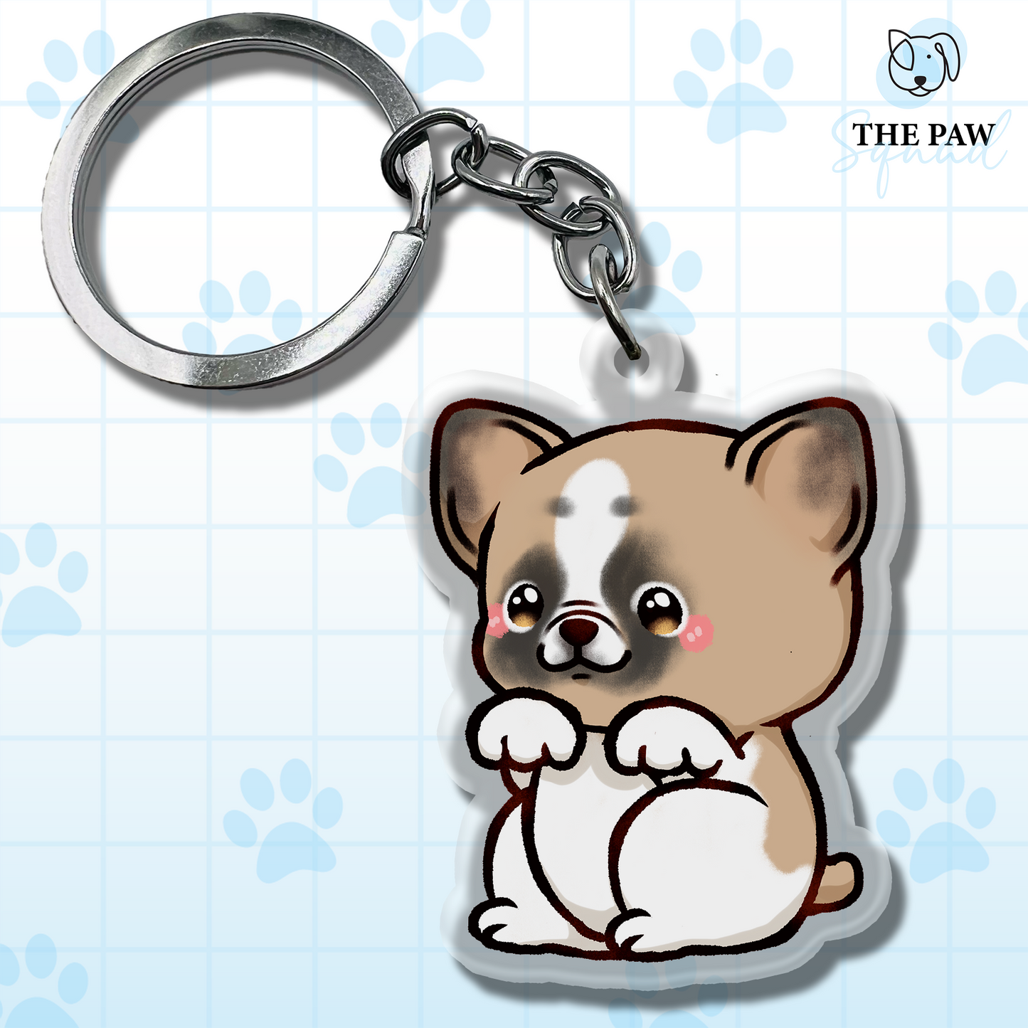 French Bulldog Keychain