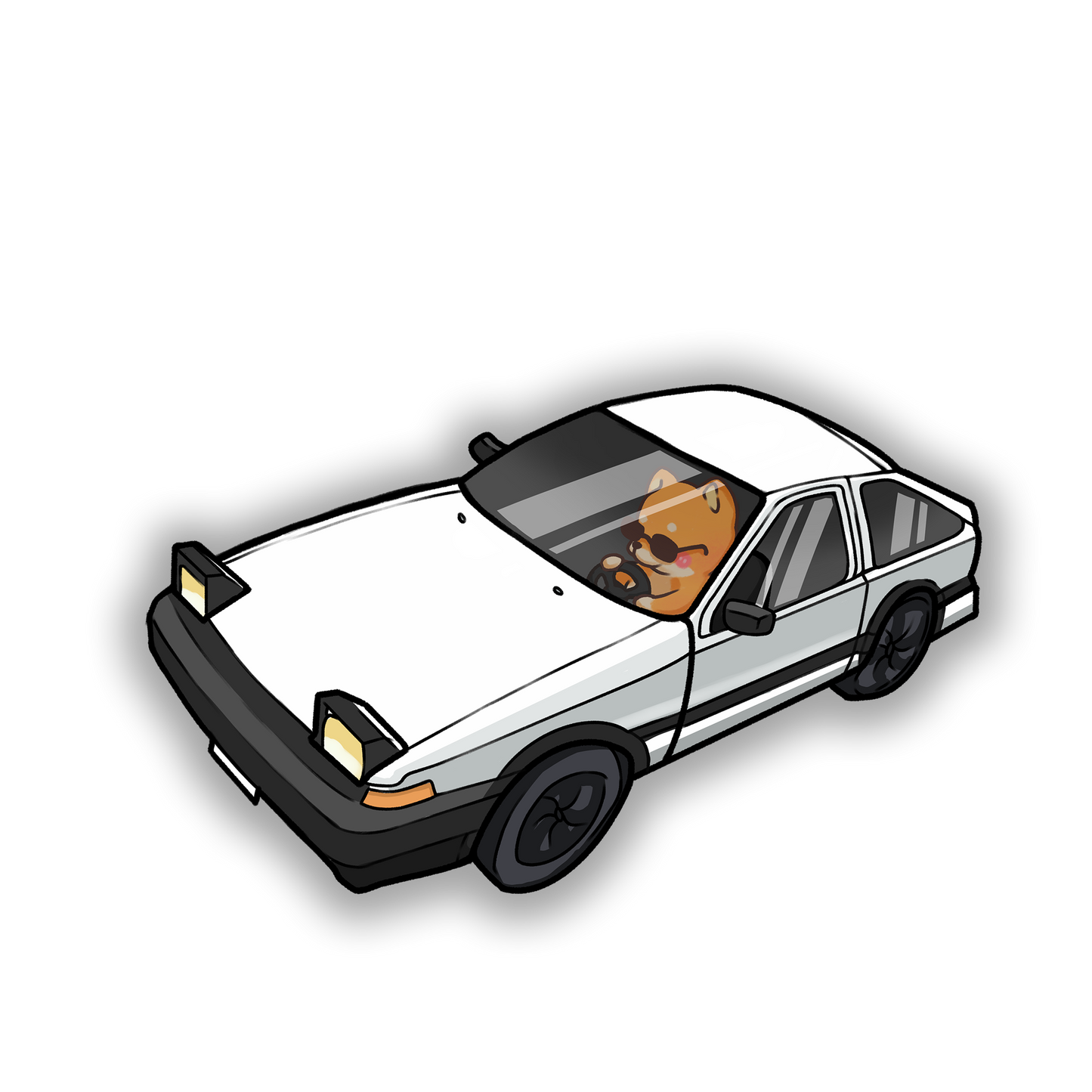 Shiba AE86 Sticker