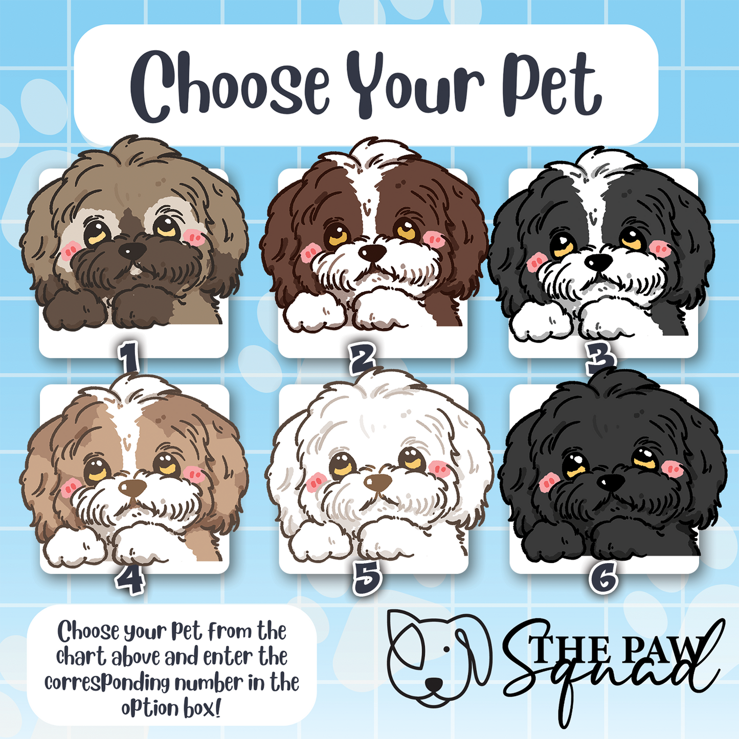 Shih Tzu Customized Crew Neck/Hoodie