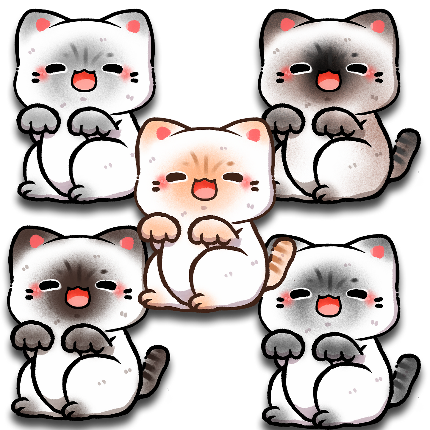 Siamese Full Body Sticker