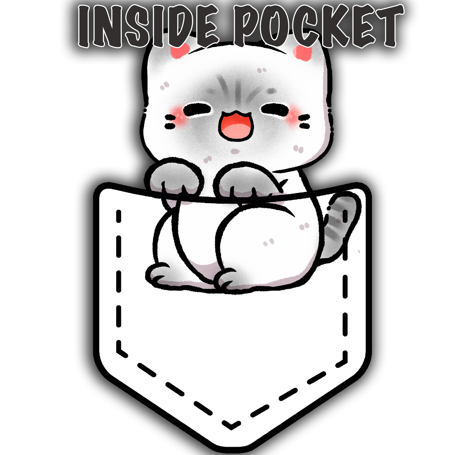 Siamese Cat Pocket Shirt