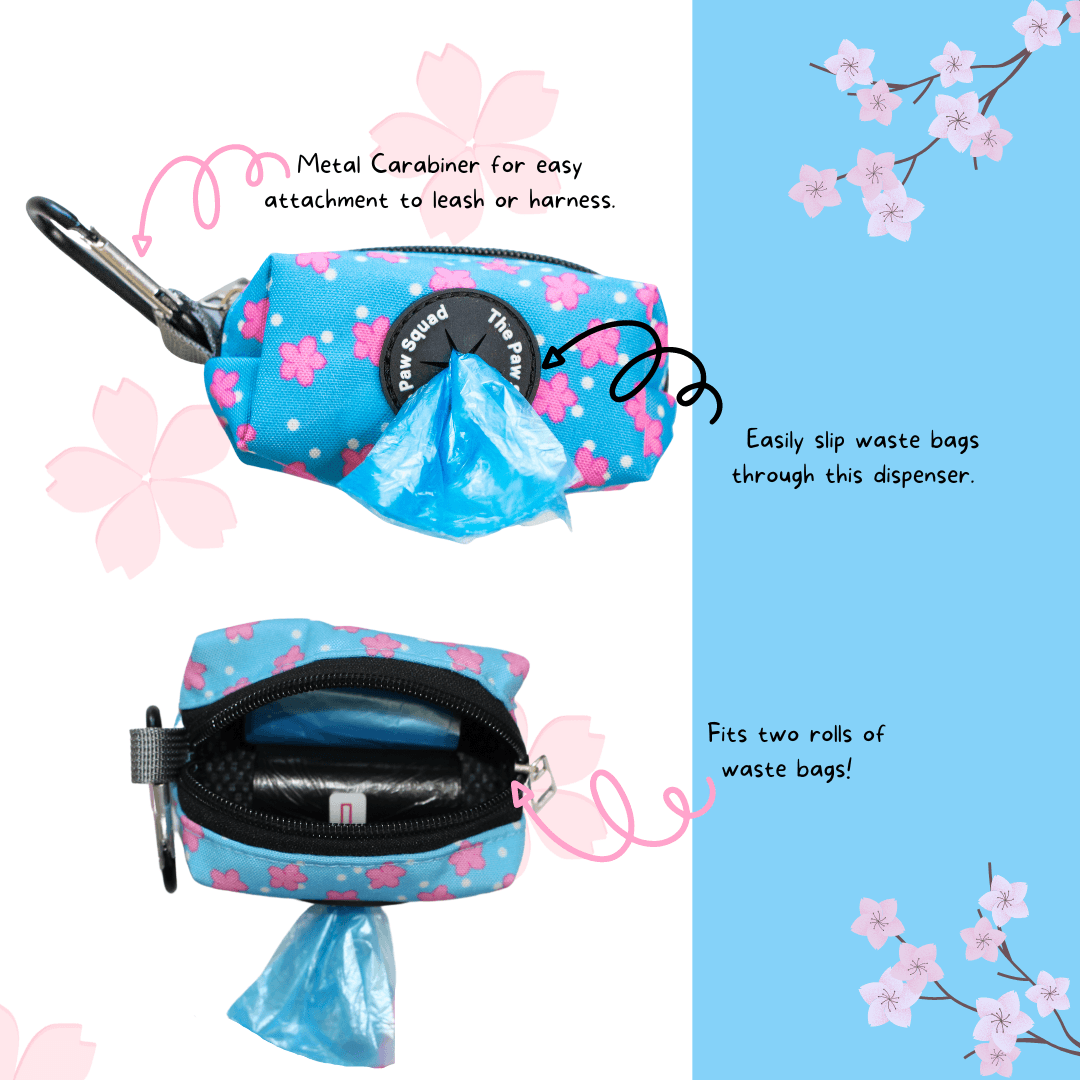 Sakura Flower Waste Bag Holder - The Paw Squad