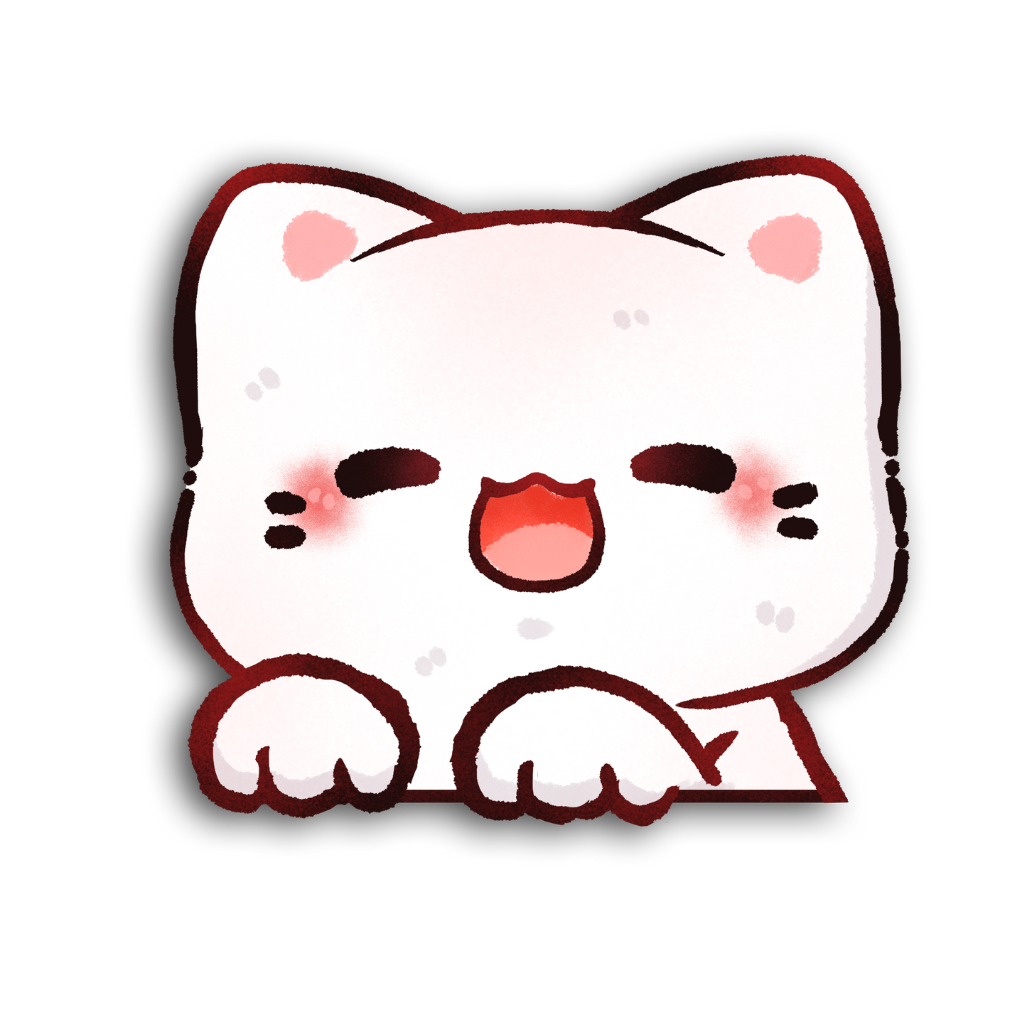 Short Haired Cat Peeker