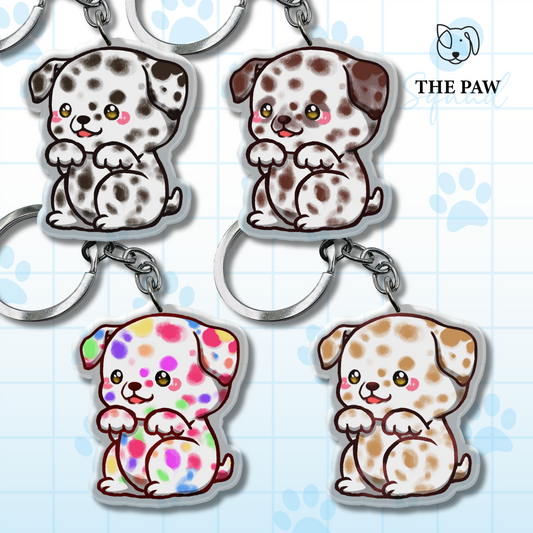 Dalmatian Keychain