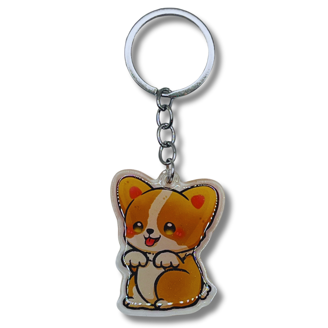 Corgi Keychain