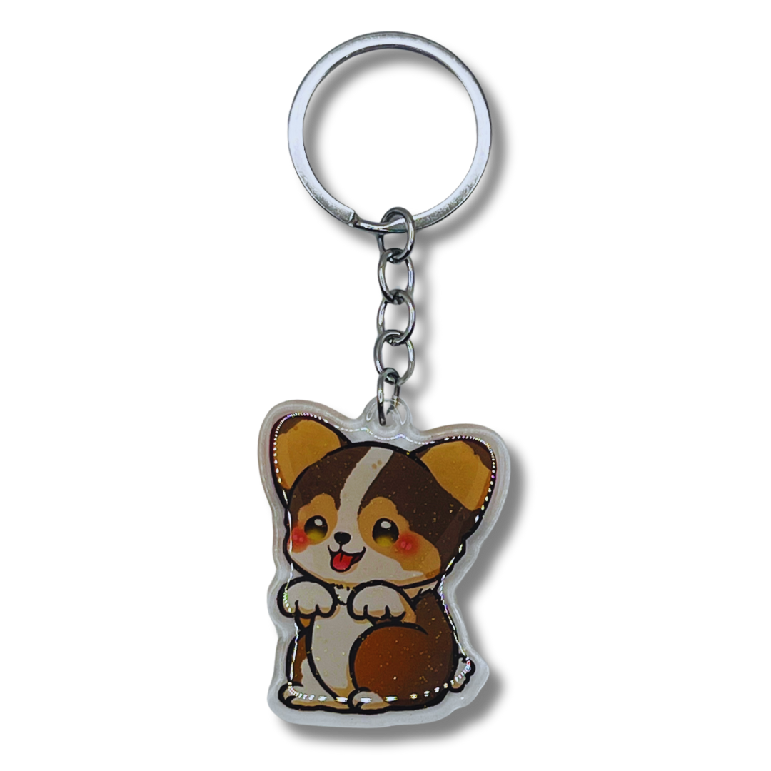 Corgi Keychain