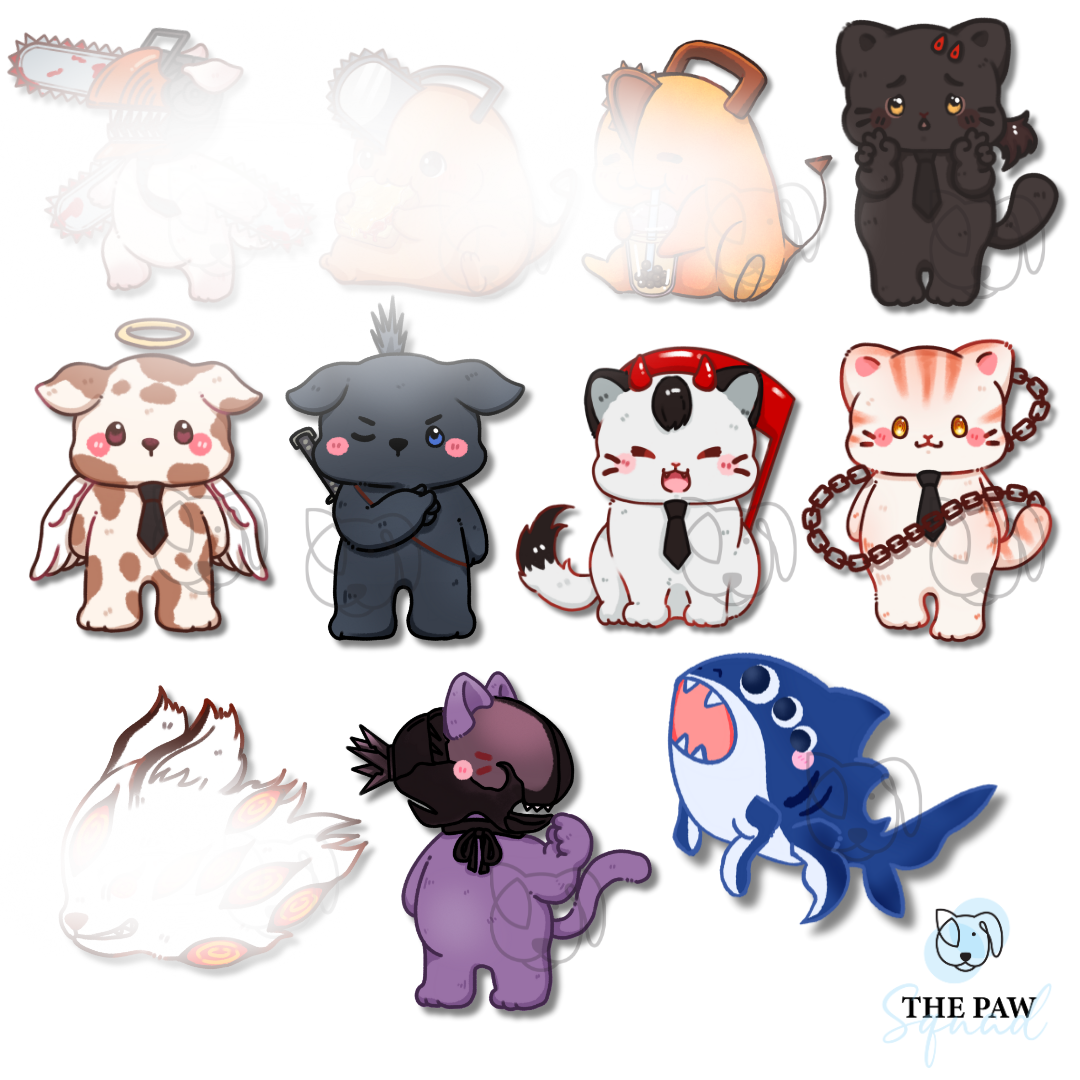 Themed Devils Stickers(Set/Individual) - EXCLUSIVE