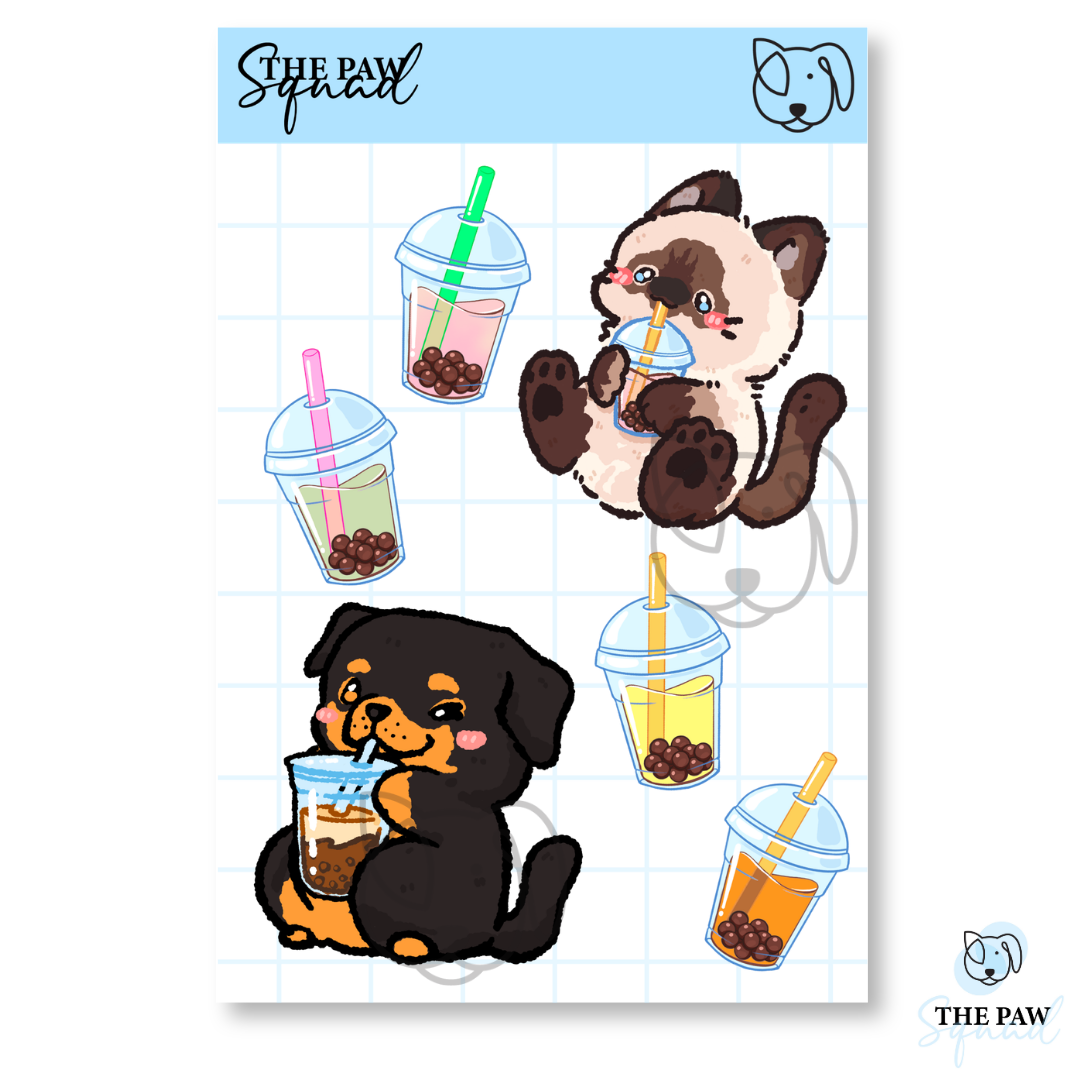 Totally Tapioca Sticker Sheet