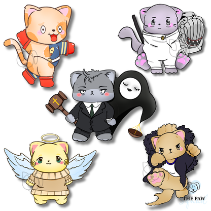 Sorcerer Cosplay Stickers Part 2 (Set/Individual)
