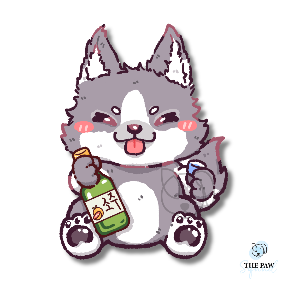 Soju Pup Sticker