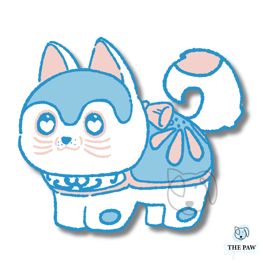 Pride Hariko Inu Sticker
