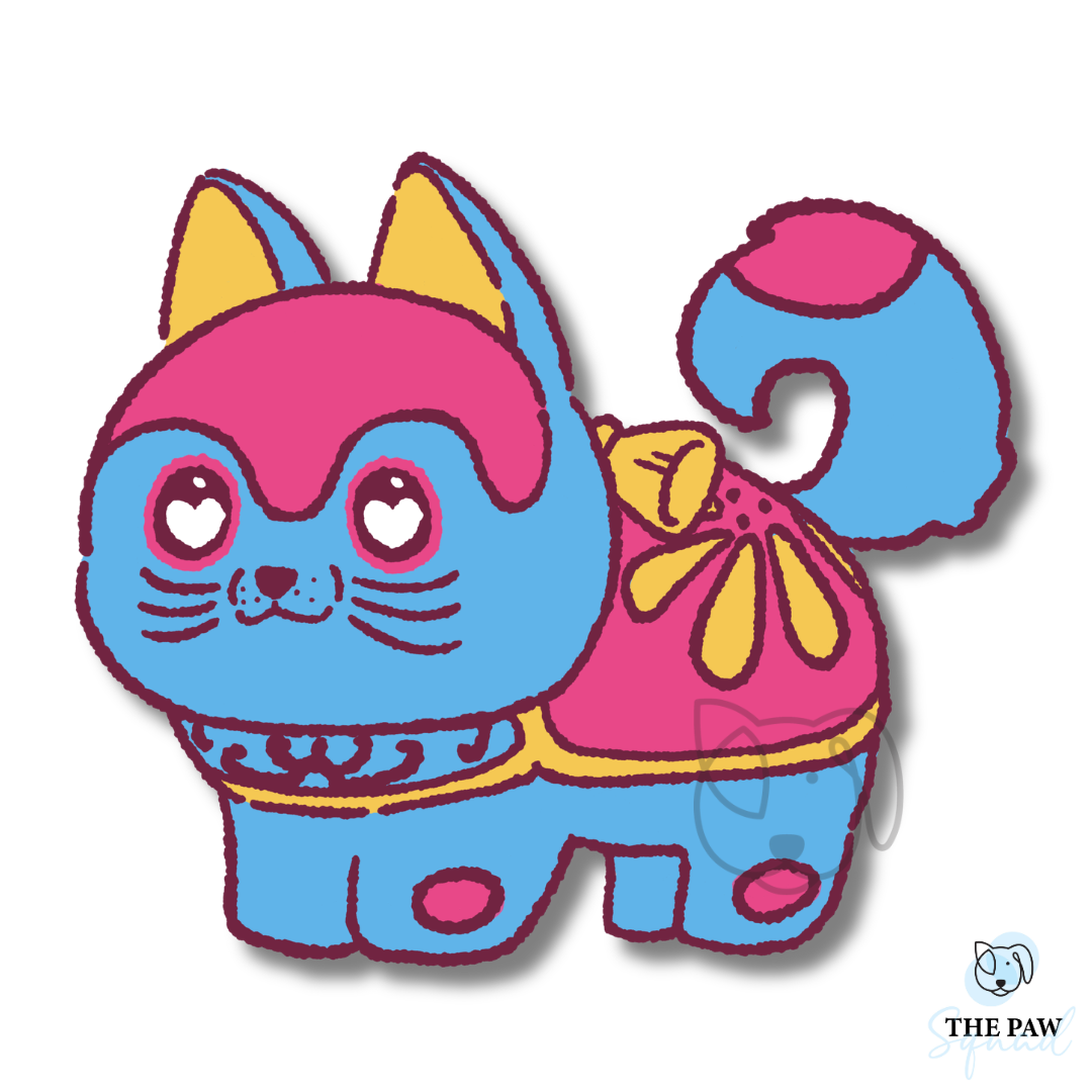 Pride Hariko Inu Sticker