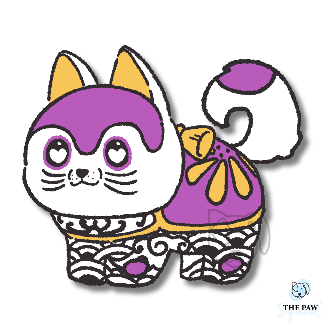 Pride Hariko Inu Sticker