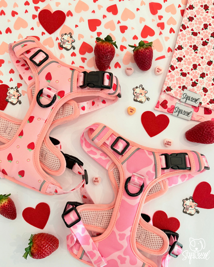 Strawberry Milk No Pull Harness Bundle