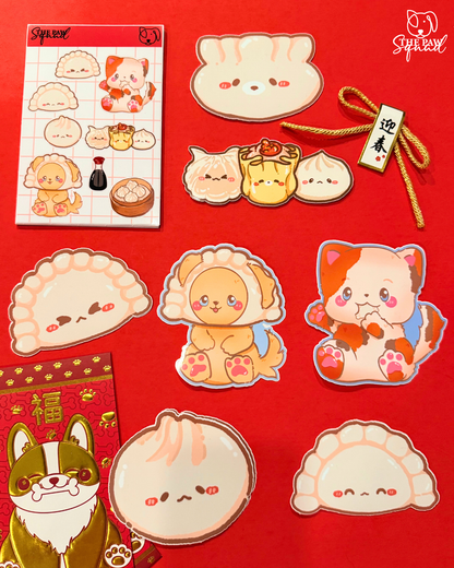 All That and Dim Sum Sticker Sheet