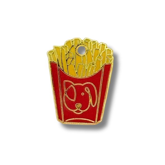 French Fries Pet Tag