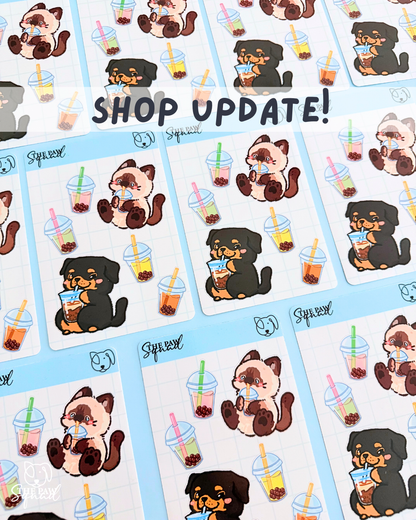 Totally Tapioca Sticker Sheet