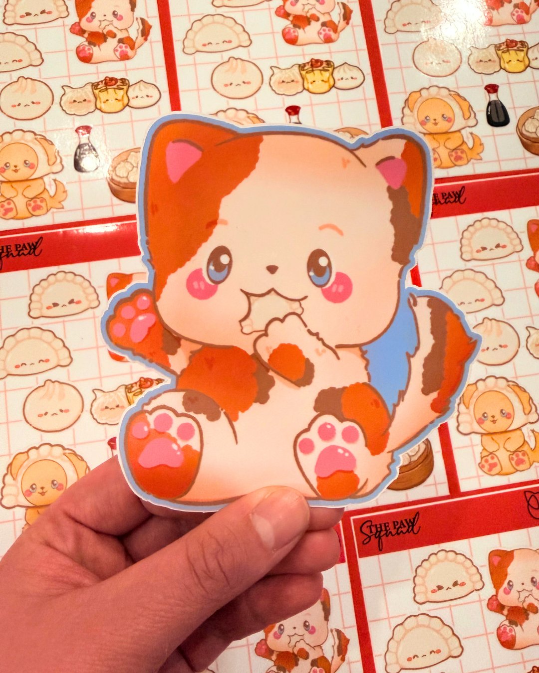 Dumpling Cat Sticker