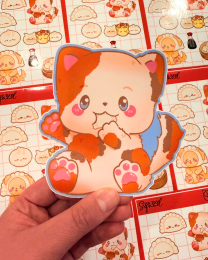 Dumpling Cat Sticker