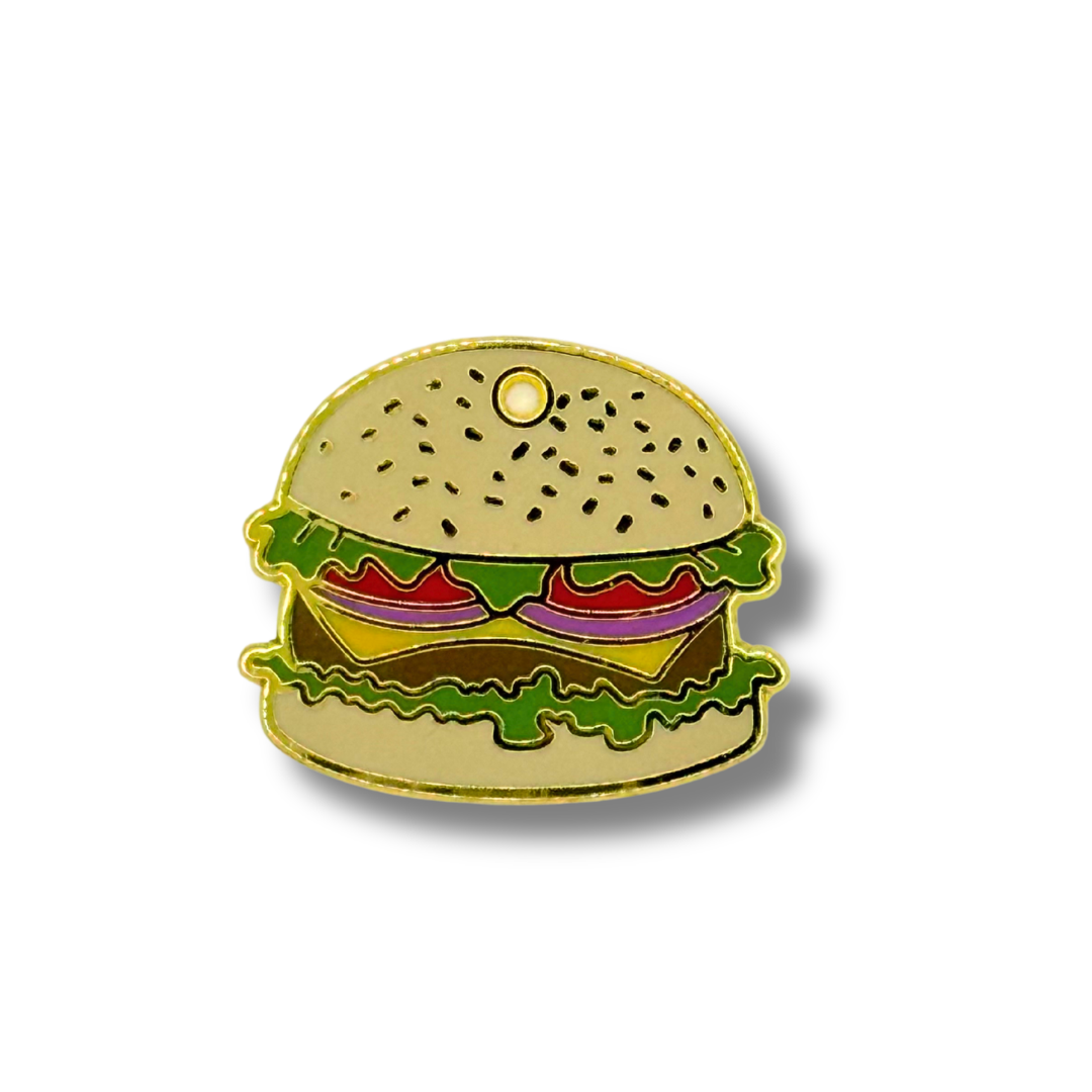 Burger Pet Tag