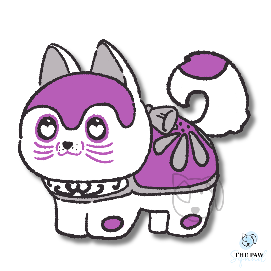 Pride Hariko Inu Sticker