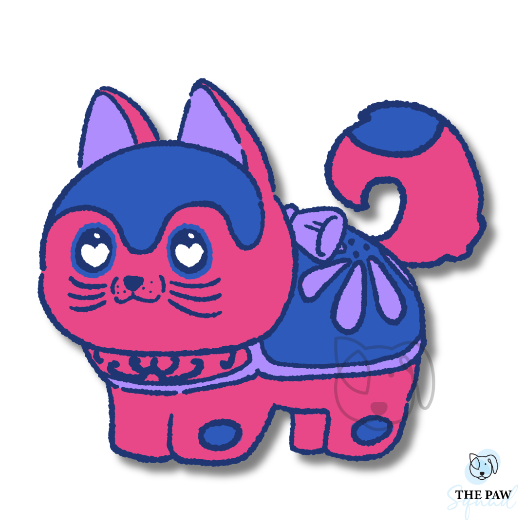 Pride Hariko Inu Sticker