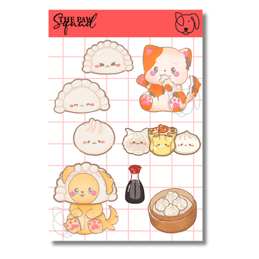 All That and Dim Sum Sticker Sheet