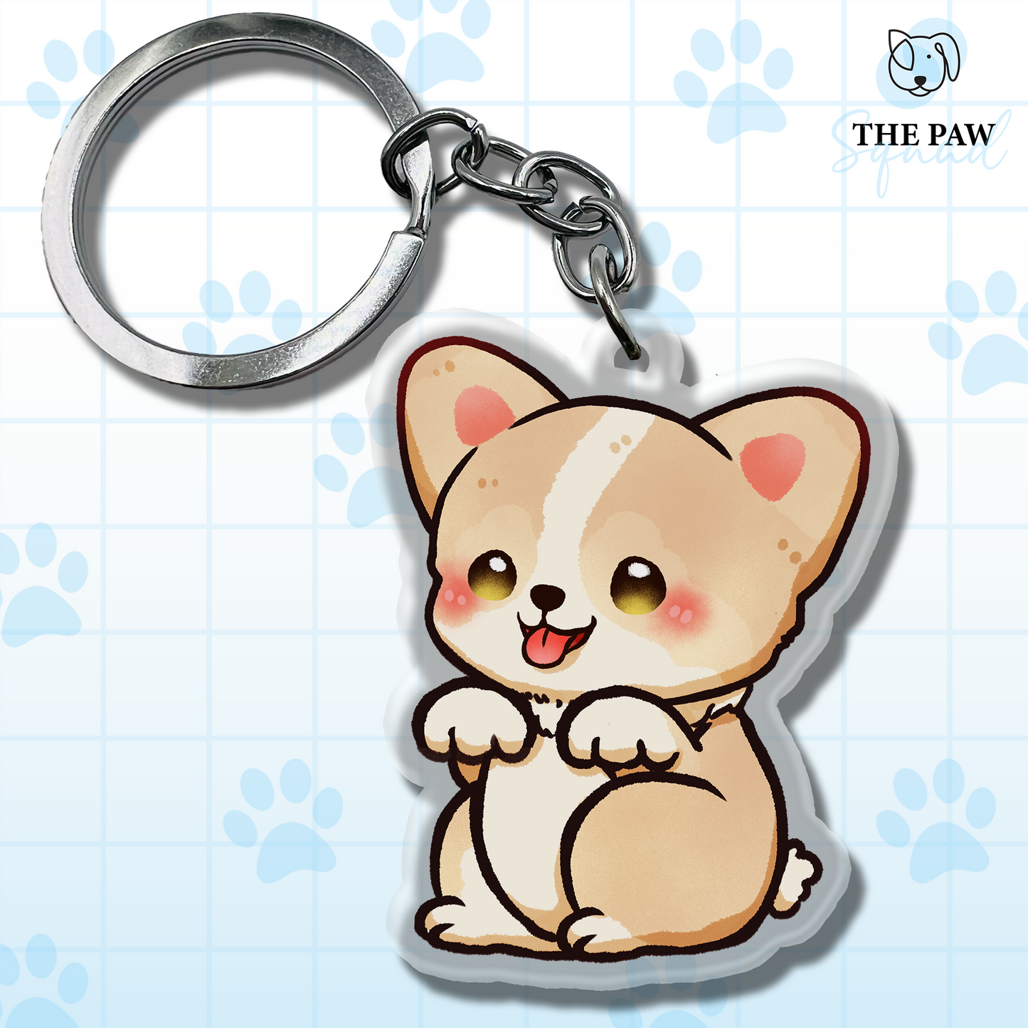 Corgi Keychain