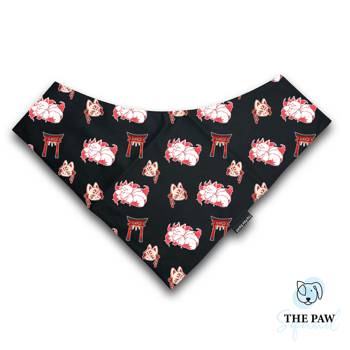 Kitsune/Kawaii Halloween V Shaped Bandana
