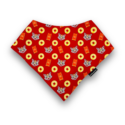 Lion Dance V Shaped Bandana