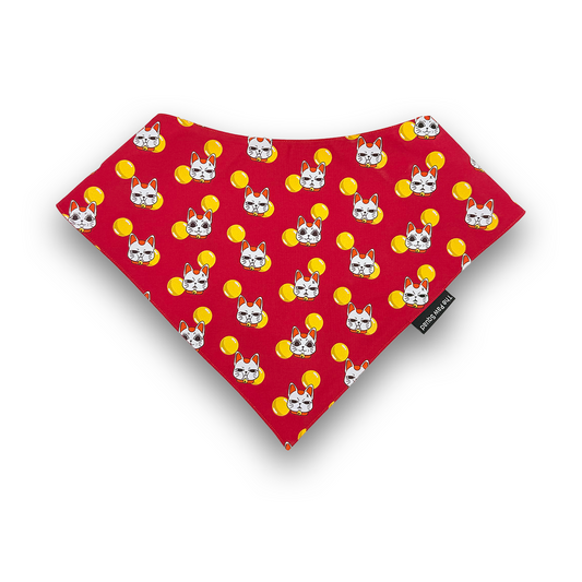 Lucky Cat V Shaped Bandana