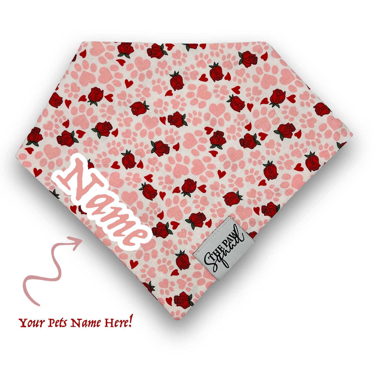 Paws & Petals Triangle Bandana