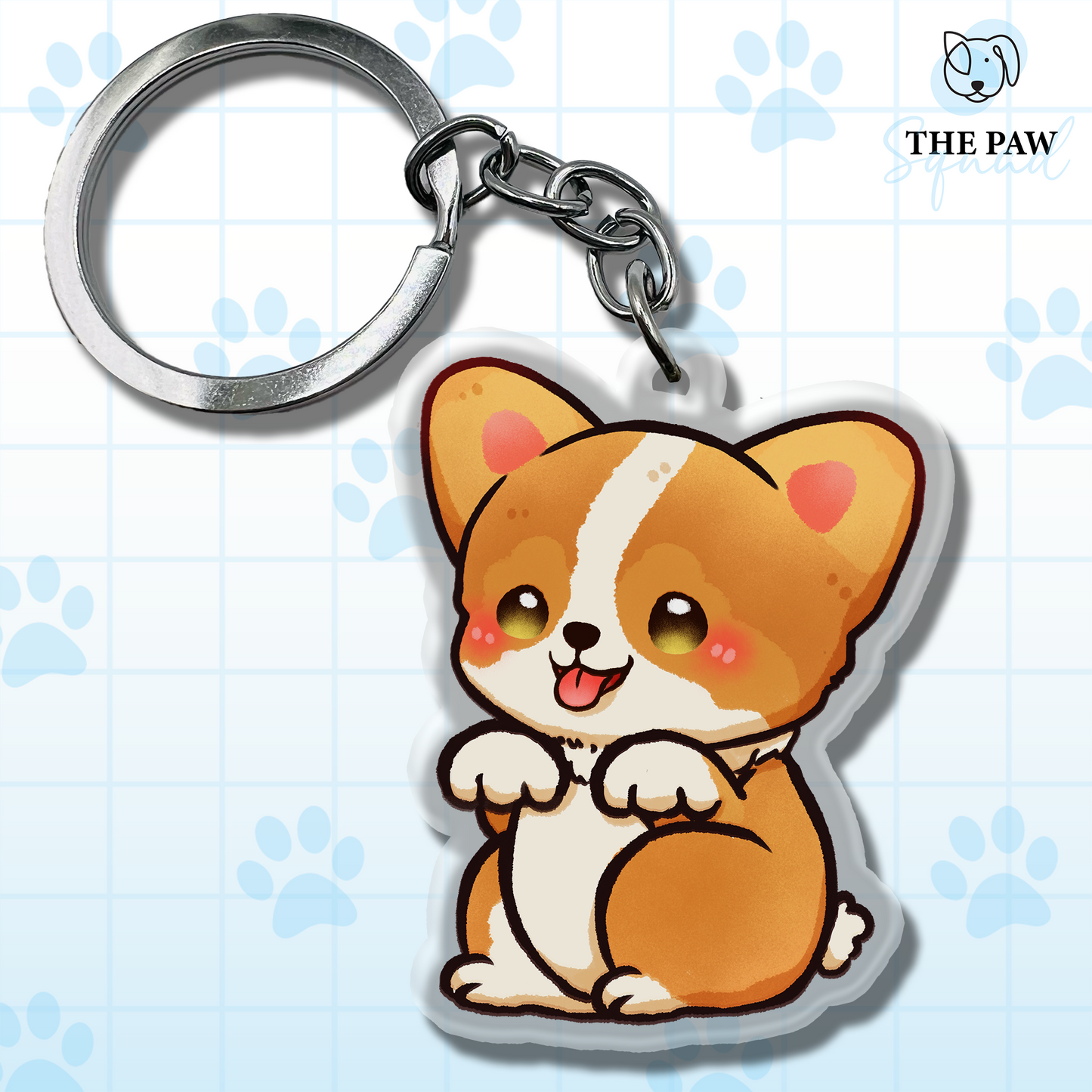 Corgi Keychain