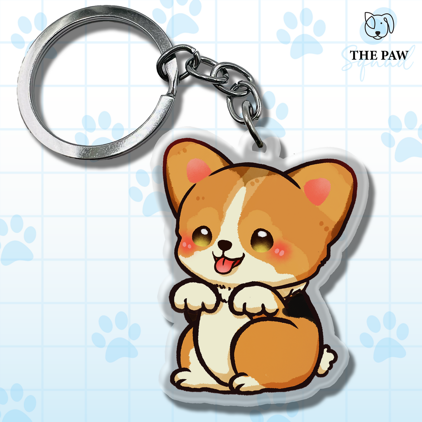 Corgi Keychain