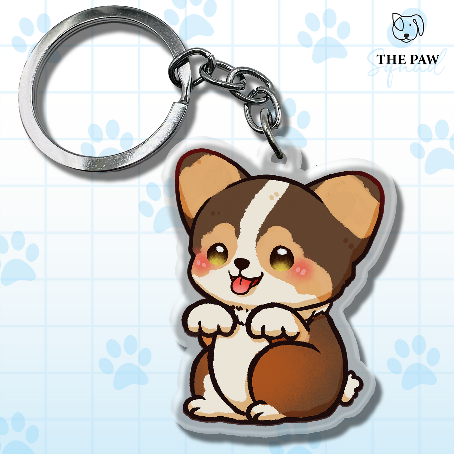 Corgi Keychain