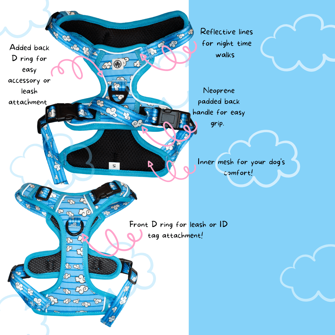Day Dreaming Cloud Harness - The Paw Squad