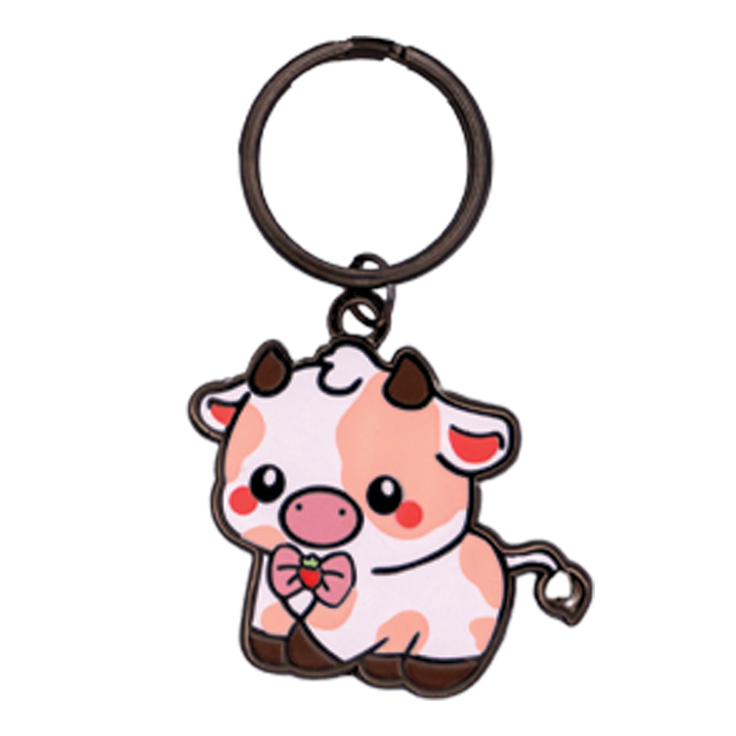 Strawberry Cow Pet Tag