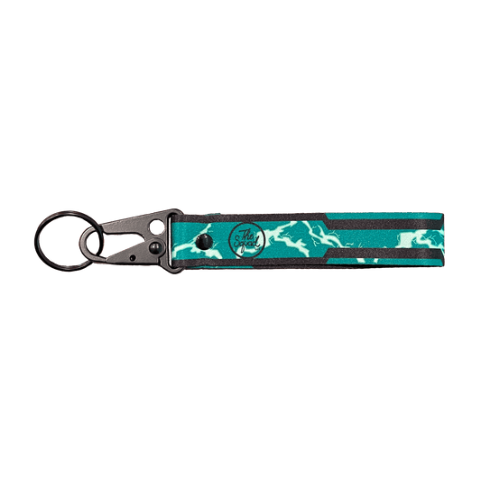 Green Lightning Wristlet Keychain - The Paw Squad